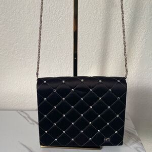HM Quilted Crossbody Mini Jeweled Bag